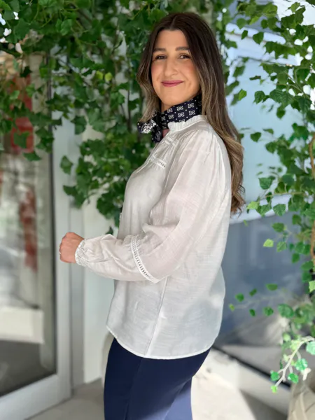 Hovedbilde ANTINA BLUSE - OFFWHITE