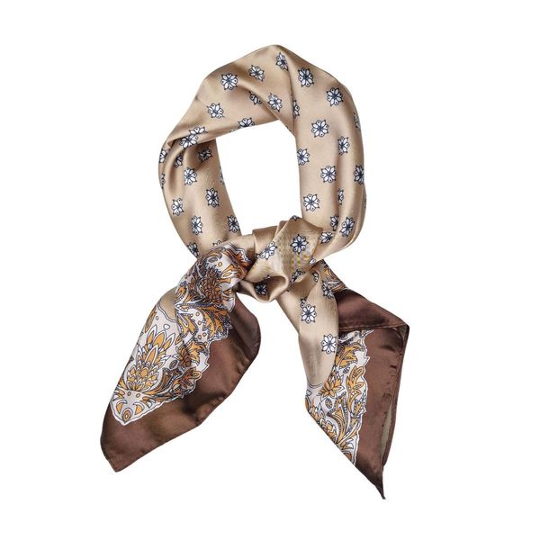 Hovedbilde SKJERF SILKELOOK SMÅ MEDALJER - CAMEL/BRUN