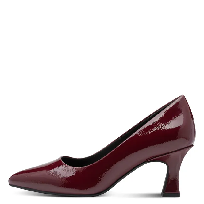 Hovedbilde PUMPS M/SNERTEN HÆL - PLOMME GLOSS