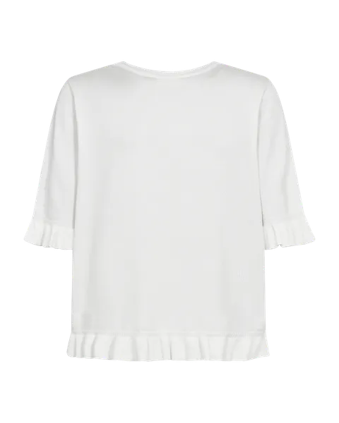 Hovedbilde KATIE GENSER M/FRILL - OFFWHITE