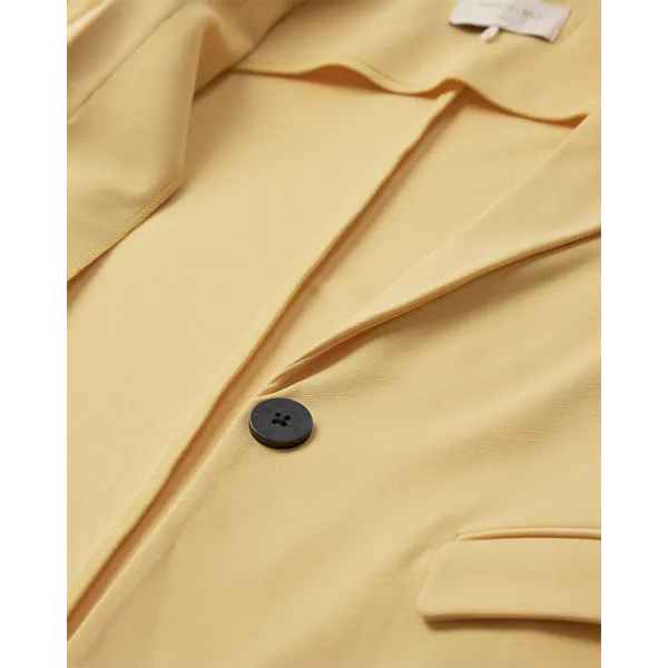 Hovedbilde NANNI RETT KORT BLAZER - GUL