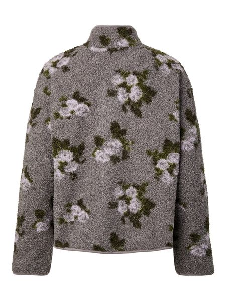 Hovedbilde AUTUMN TEDDY JAKKE - GREY FLOWERS