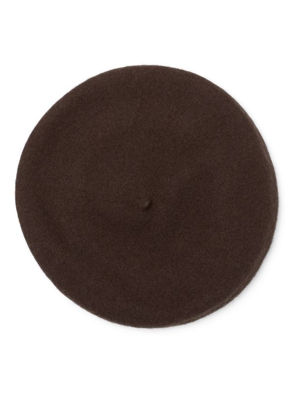 BELLA BERET I ULL - BRUN