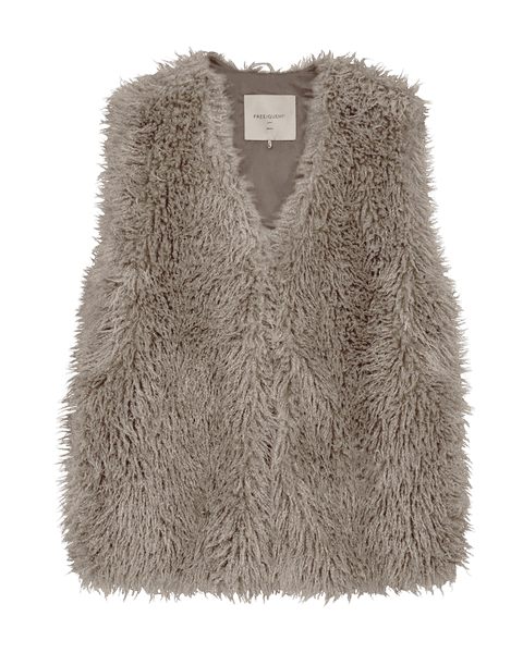 Hovedbilde FINE FAUX FÜR VEST - TAUPE