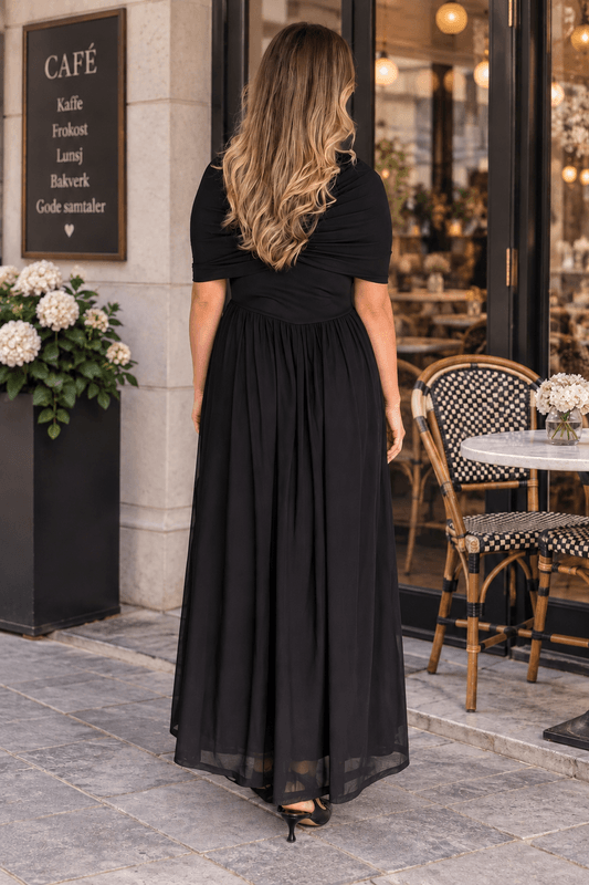 ROSETTA MAXI KJOLE - SORT