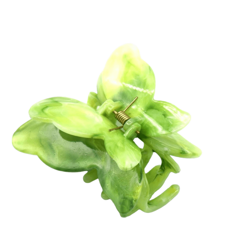 HÅRKLYPE BUTTERFLY - GREEN
