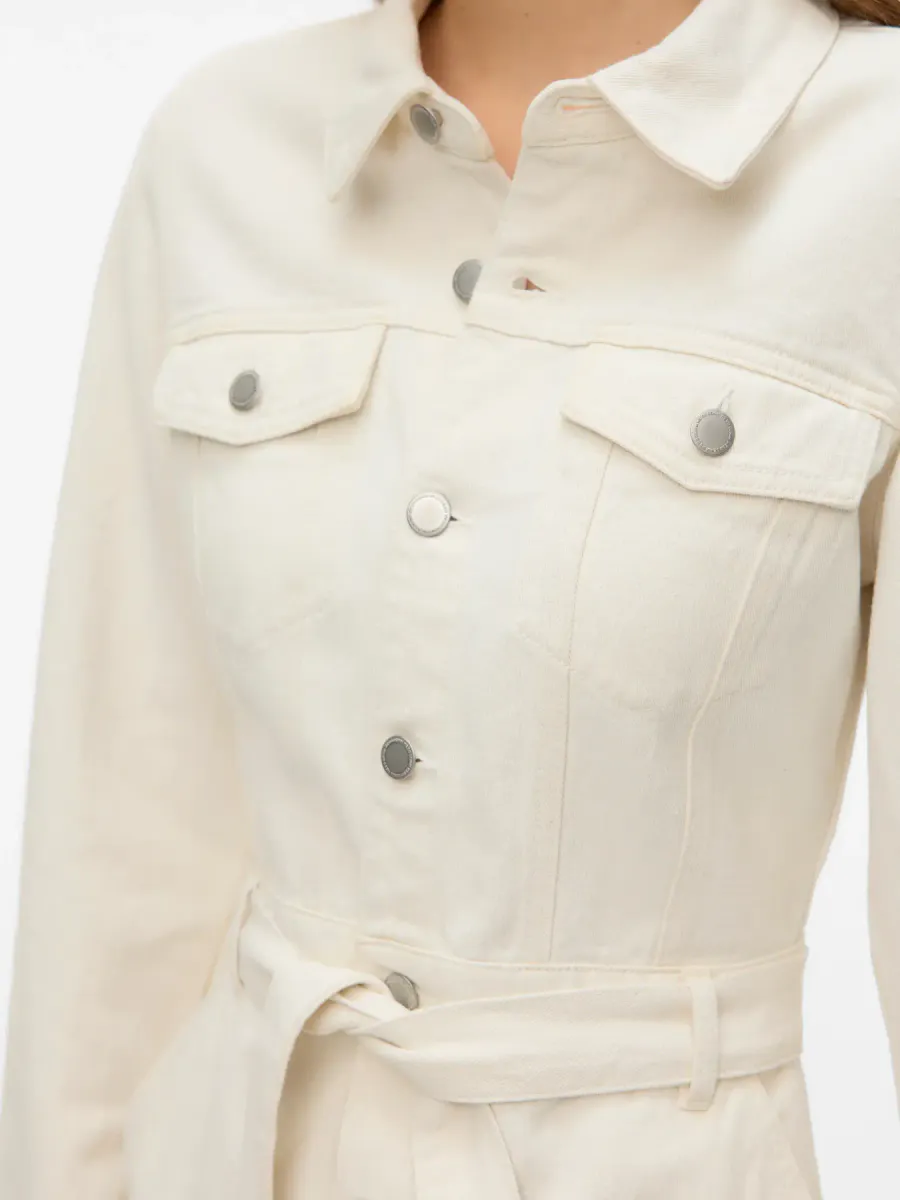 MOLLY SKJORTEKJOLE - OFFWHITE