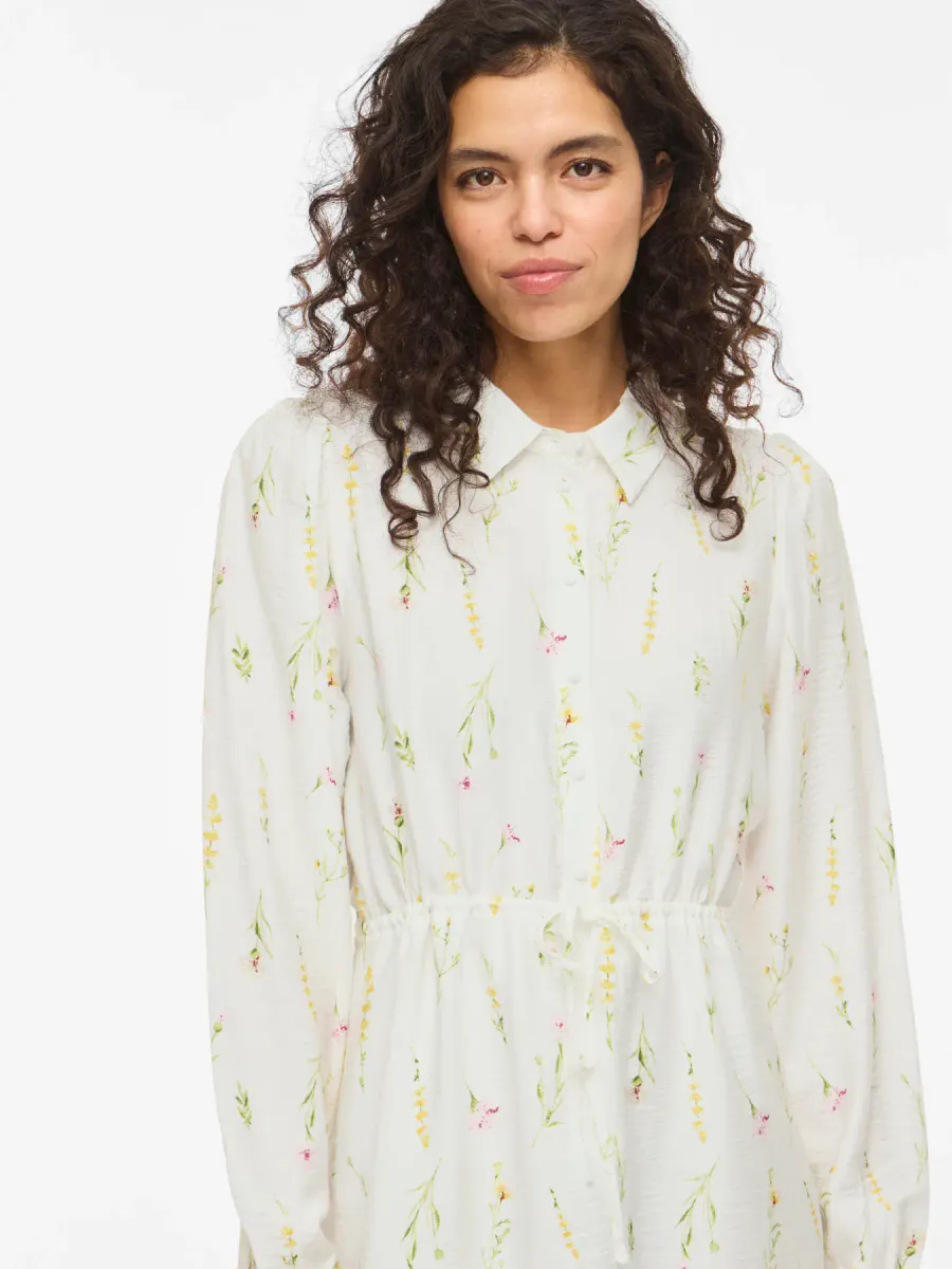 GITI LORE KJOLE FLOWER - OFFWHITE