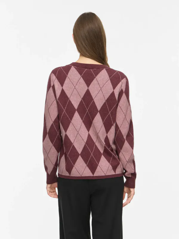 TIF ARGYLE GENSER - PLOMME/ROSA