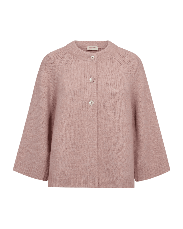 LULU CARDIGAN - PALE MAUVE