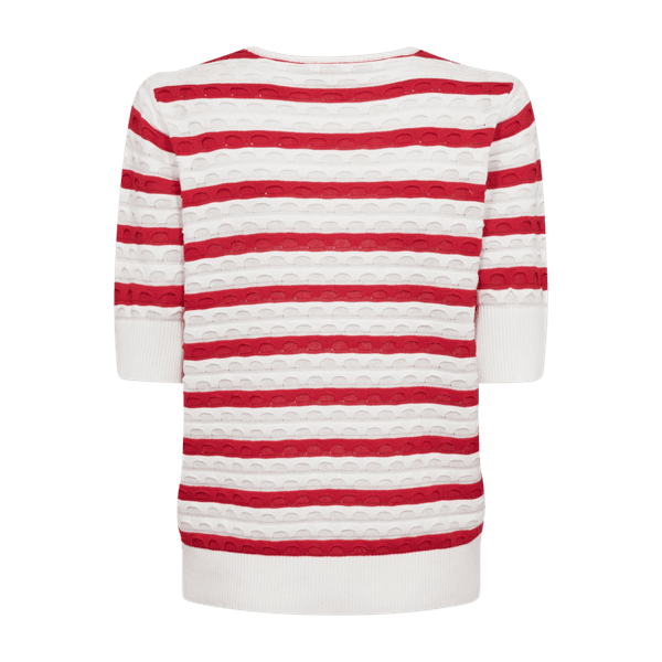 Hovedbilde DODO GENSER - OFFWHITE/RØD