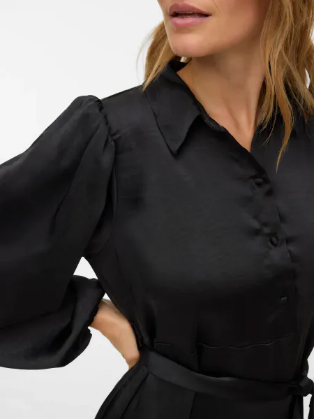 Hovedbilde BEA SATENG KJOLE  - SORT