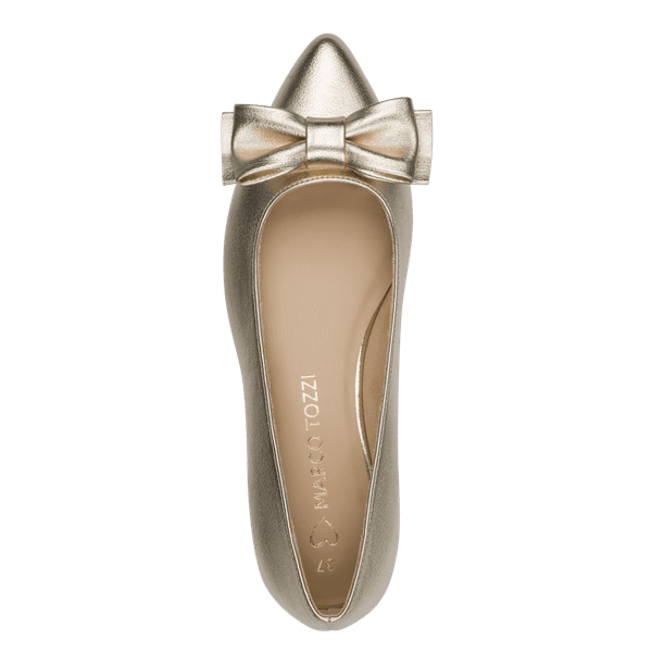 Hovedbilde PUMPS LAV HÆL M/BOW - GULL