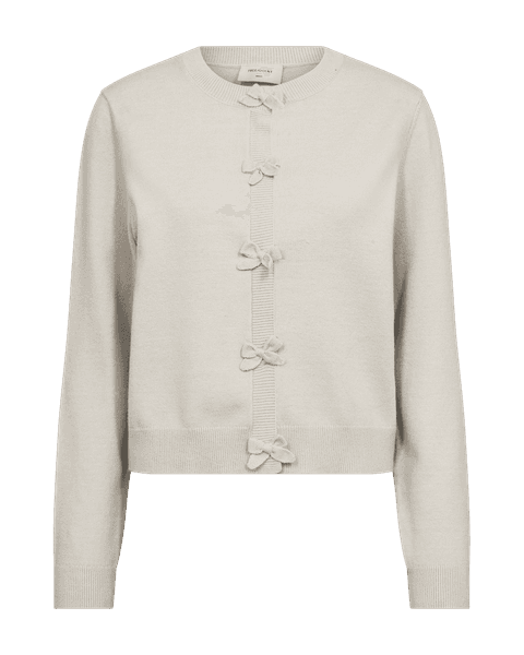 Hovedbilde TESSA CARDIGAN M/BOW - MOONBEAM
