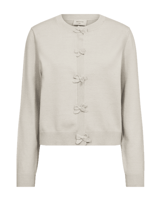 Hovedbilde TESSA CARDIGAN M/BOW - MOONBEAM