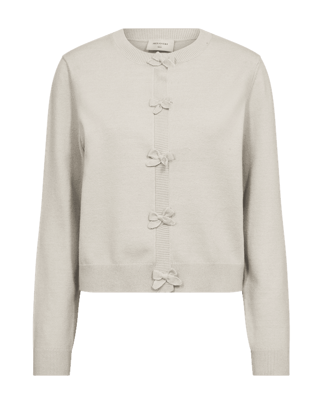 TESSA CARDIGAN M/BOW - MOONBEAM