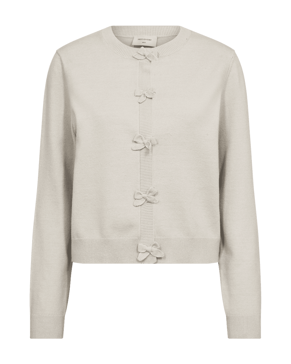 TESSA CARDIGAN M/BOW - MOONBEAM
