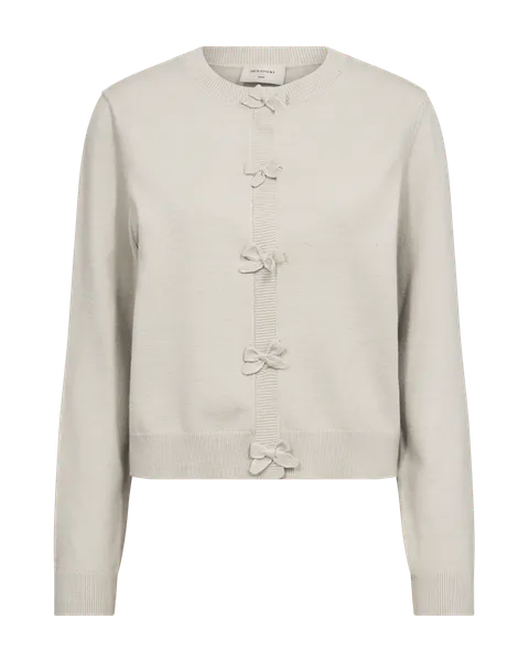 Hovedbilde TESSA CARDIGAN M/BOW - MOONBEAM