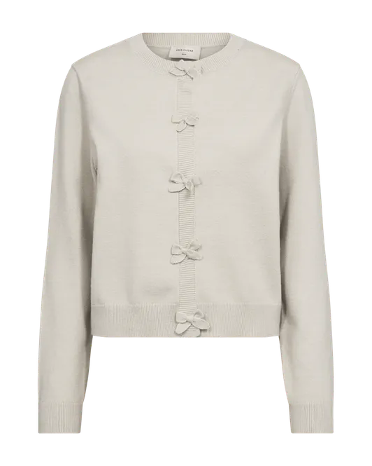 Hovedbilde TESSA CARDIGAN M/BOW - MOONBEAM