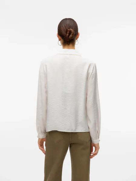 Hovedbilde FALINA SKJORTE PERLEKRAGE - OFFWHITE