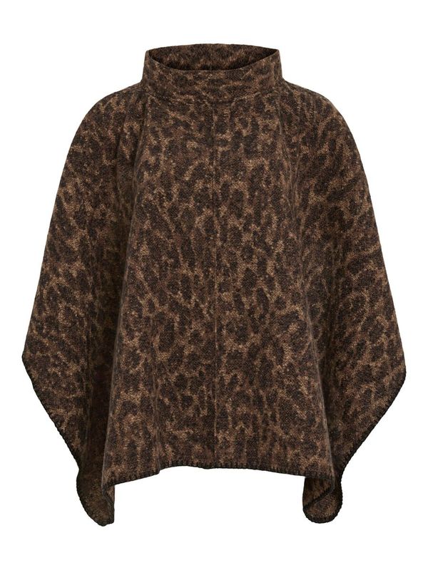 PAULINE PONCHO - SORT/LEO