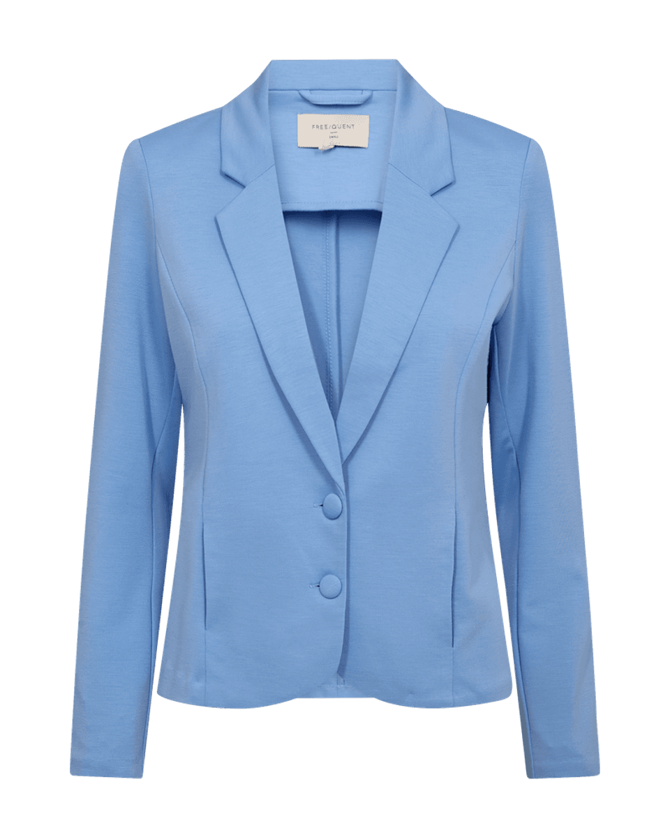 NANNI KORT BLAZER - HIMMELBLÅ