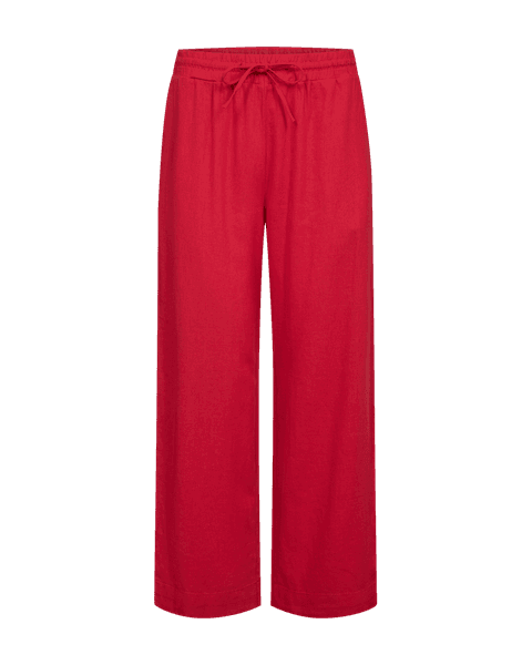 Hovedbilde LAVA LIN/VISCOSE BUKSE ANKEL - RØD