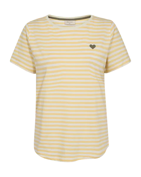 Hovedbilde MIAN T-SHIRT - OFFWHITE/GUL