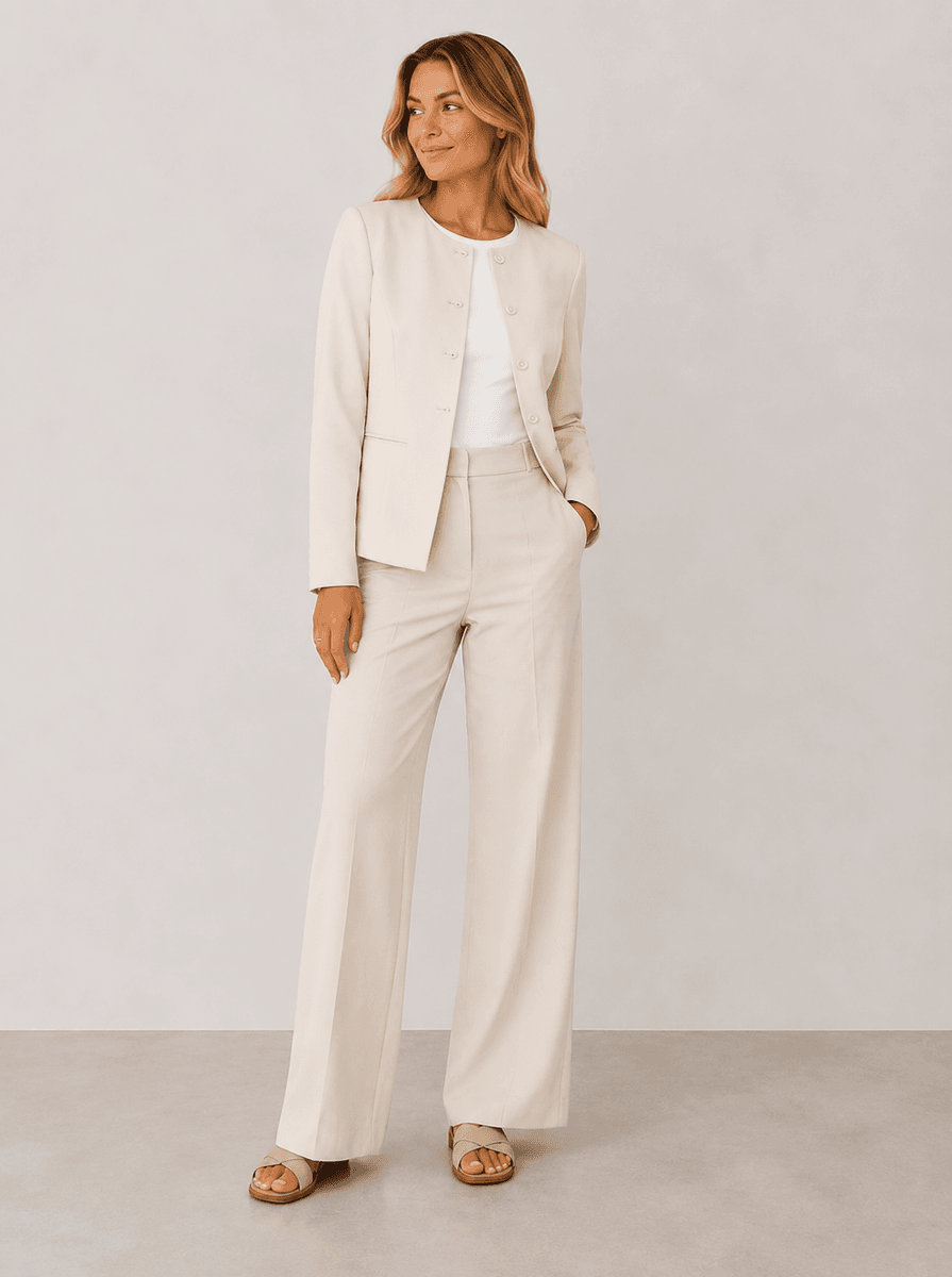 BECCA BLAZER - CREAM