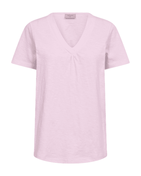 Hovedbilde SABINA T-SHIRT V-HALS - ROSA