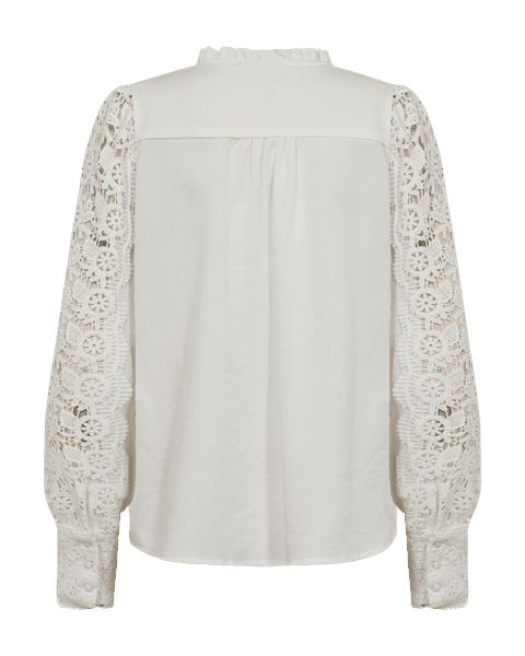 Hovedbilde ESSA BLUSE M/BLONDE - OFF WHITE