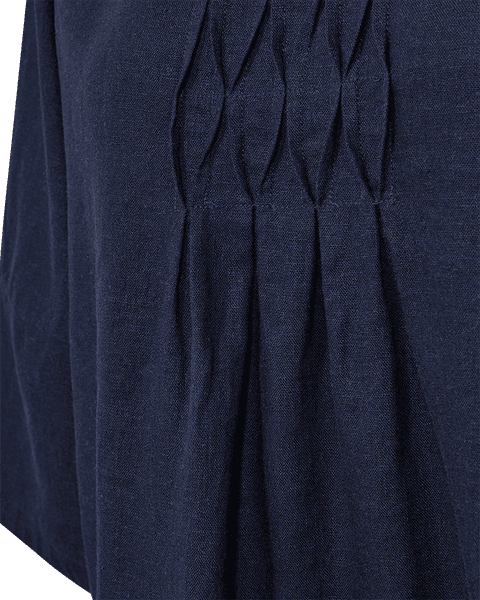 Hovedbilde LAVA LIN/VISCOSE TOPP M/SMOCK - NAVY
