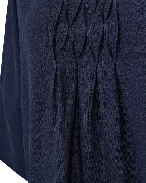 Hovedbilde LAVA LIN/VISCOSE TOPP M/SMOCK - NAVY
