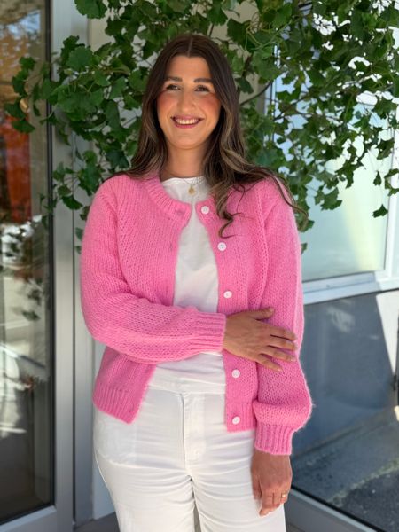 Hovedbilde WILO STRIKKET CARDIGAN - ROSA