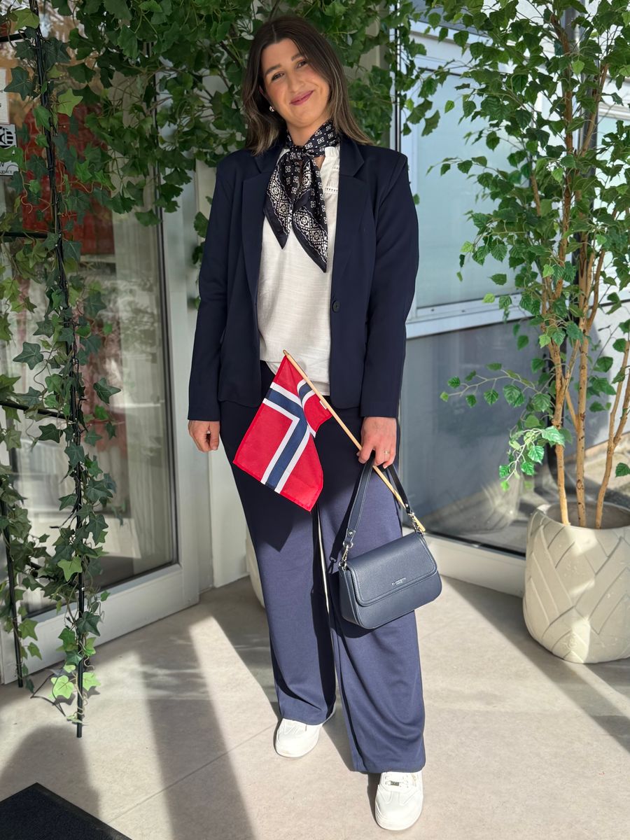 NANNI RETT KORT BLAZER - NAVY