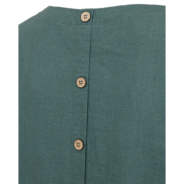 Hovedbilde LAVA KJOLE M/KNAPPER BAK - GRØNN