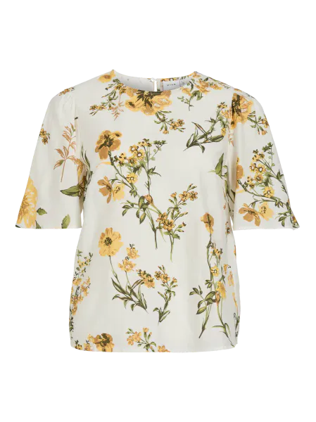 Hovedbilde ALINIA SOL TOPP - GULE BLOMSTER