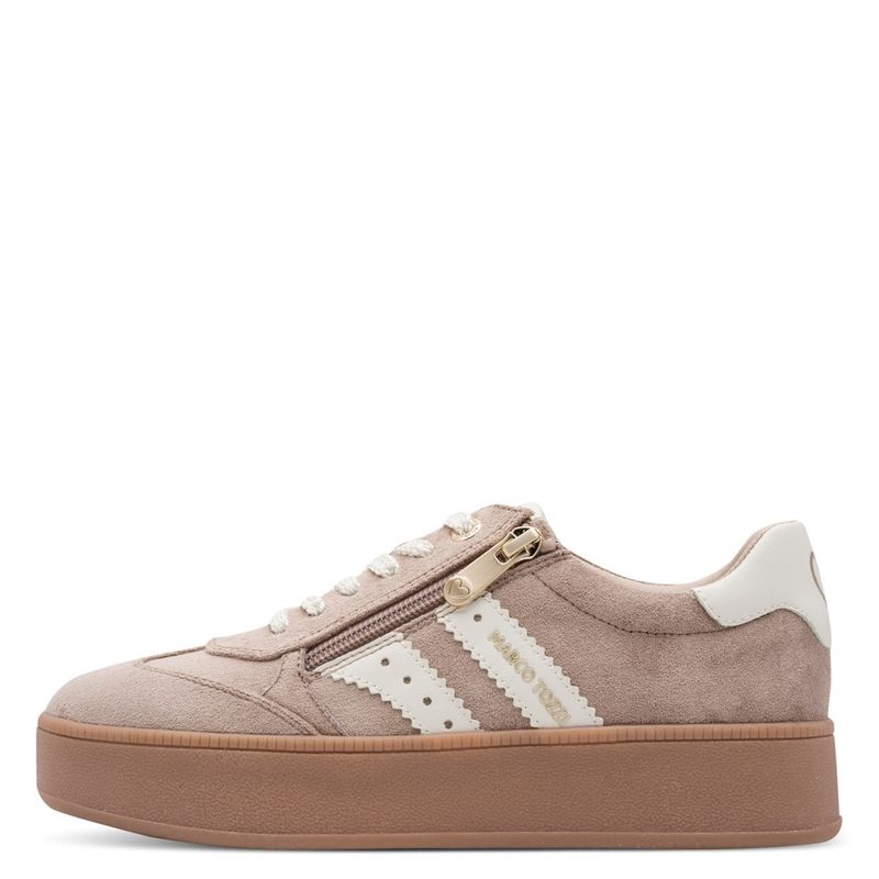 SNEAKERS COMBI - TAUPE