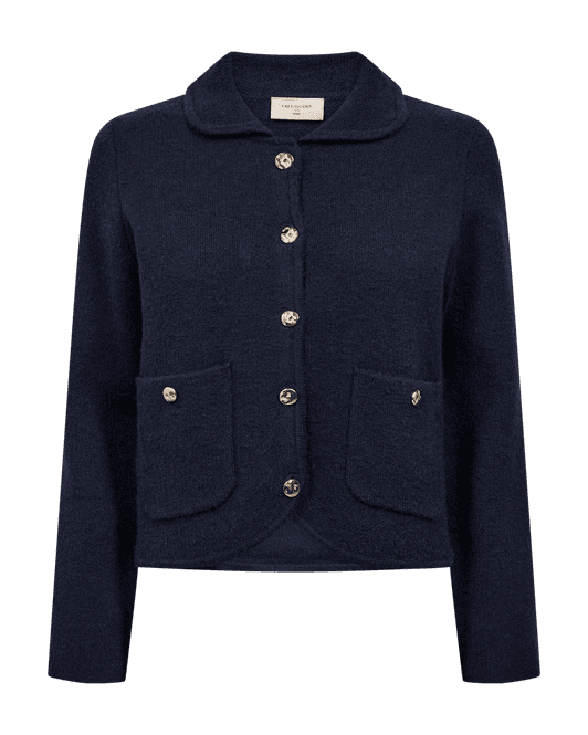 Hovedbilde ZANA JAKKE M/KRAGE - NAVY