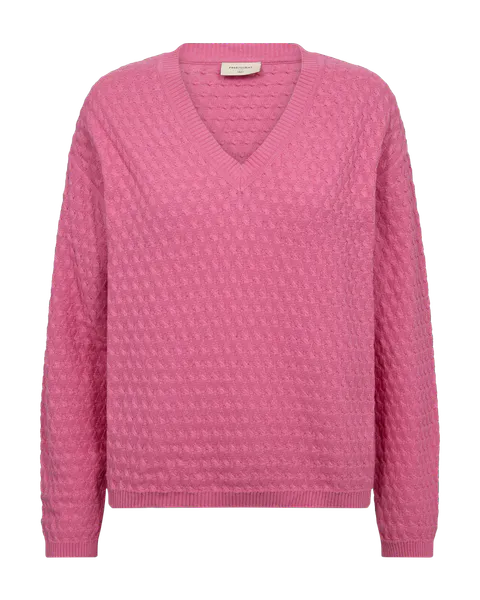 Hovedbilde DODO GENSER V-HALS - ROSA