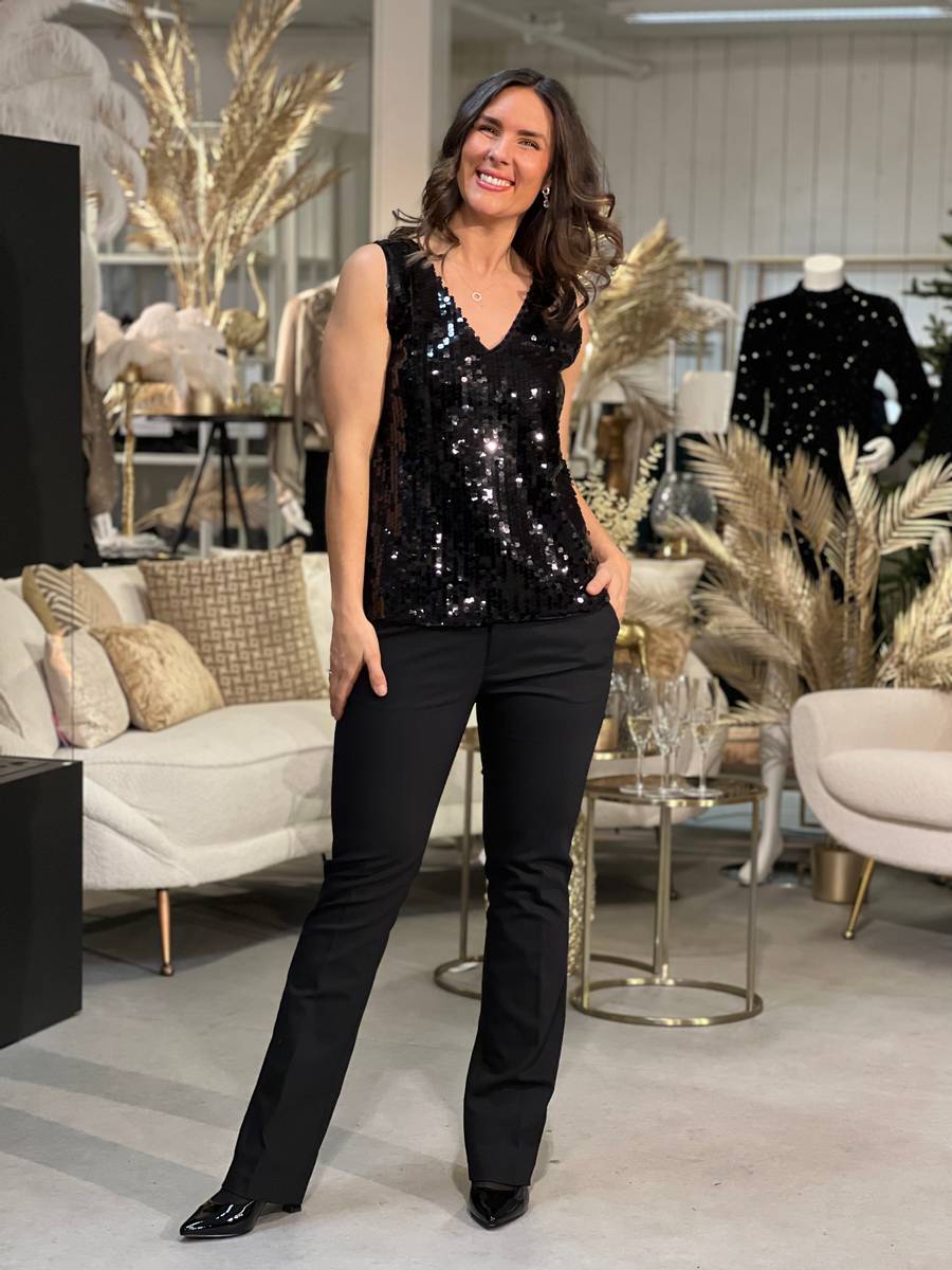 VALI PALJETT TOPP - BLACK