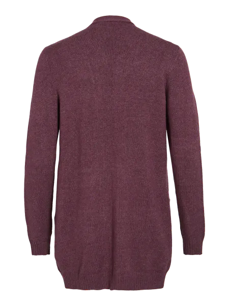 Hovedbilde VIRIL CARDIGAN LANG - PLOMME