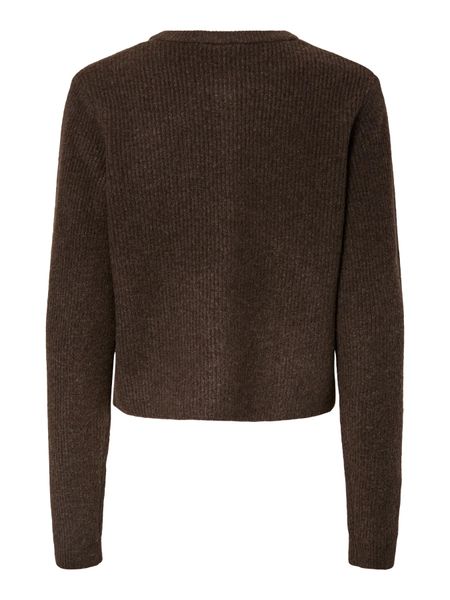 Hovedbilde SILLY CARDIGAN M/LANG ERM - BRUN MELERT