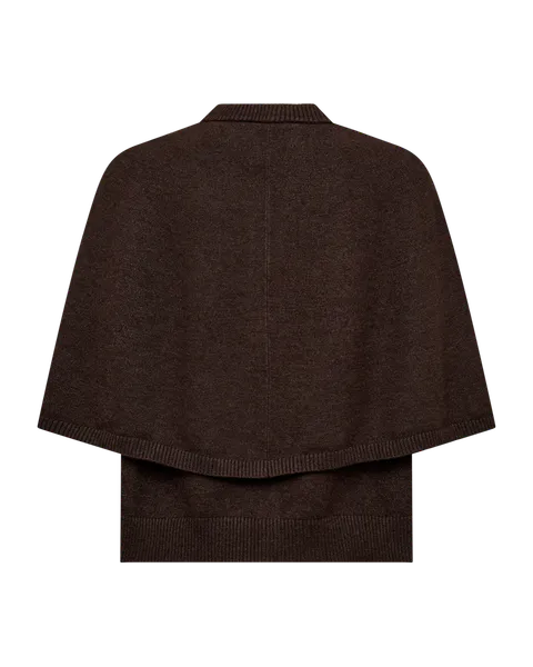 Hovedbilde CAPPA CARDIGAN - BRUN MELERT 