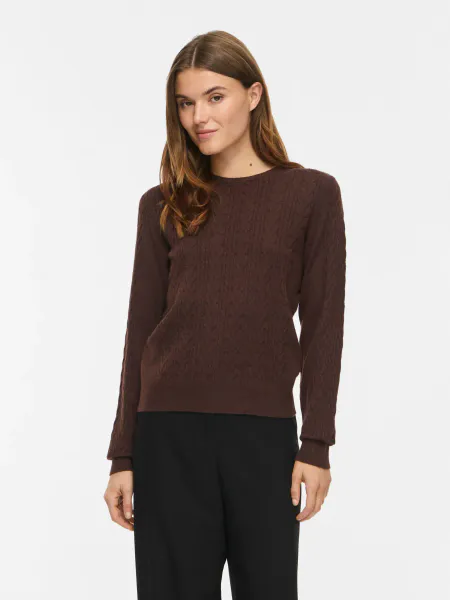 Hovedbilde KERRY CABEL KNIT GENSER - BRUN