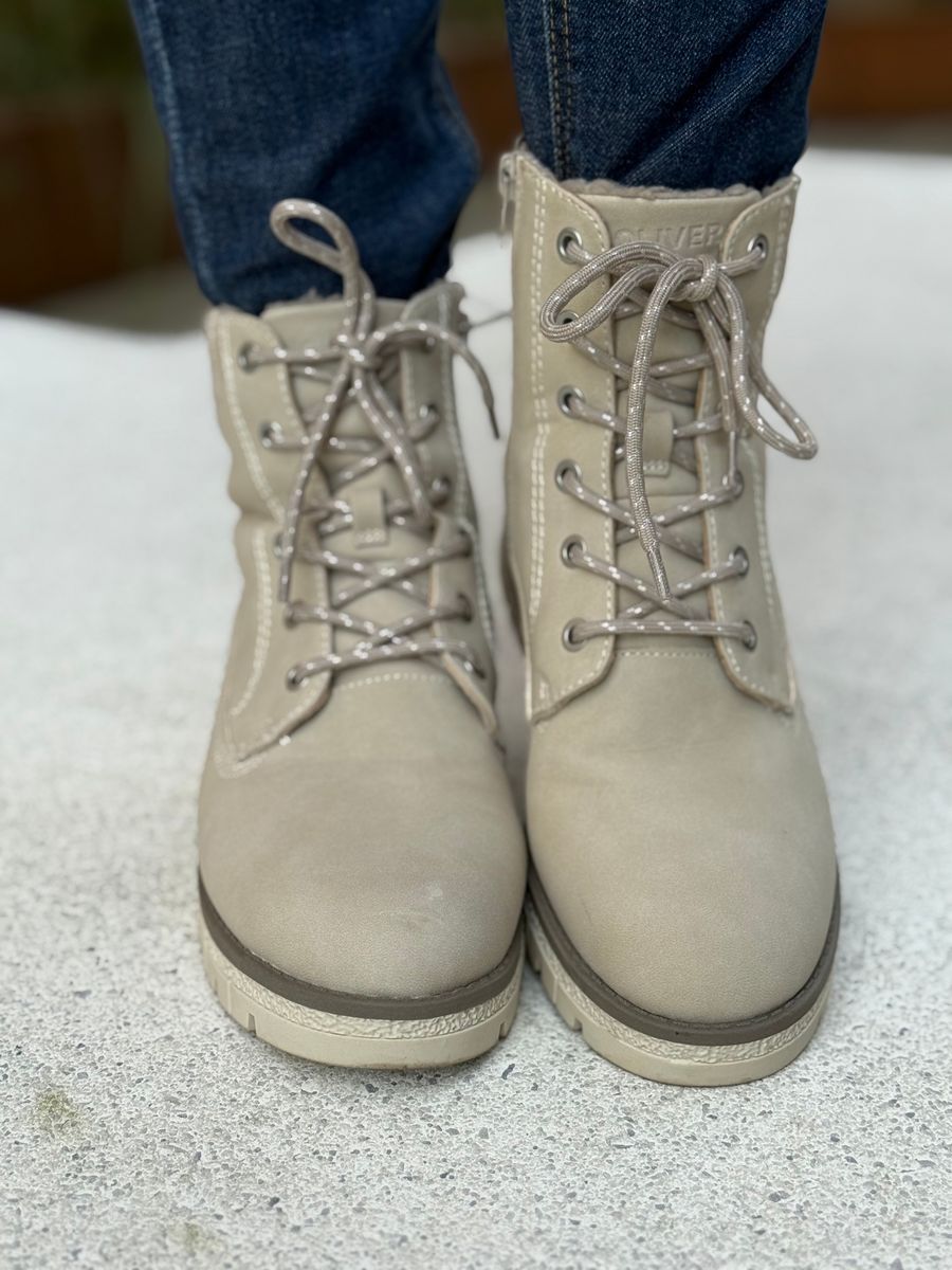 BOOTS M/KNYTING - TAUPE