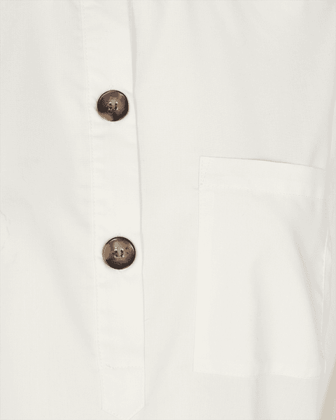 Hovedbilde FLYNN SKJORTE M/KNAPPER - OFFWHITE