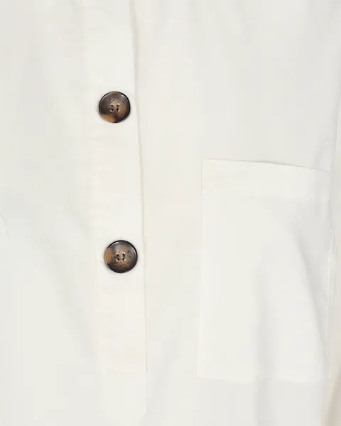 Hovedbilde FLYNN SKJORTE M/KNAPPER - OFFWHITE
