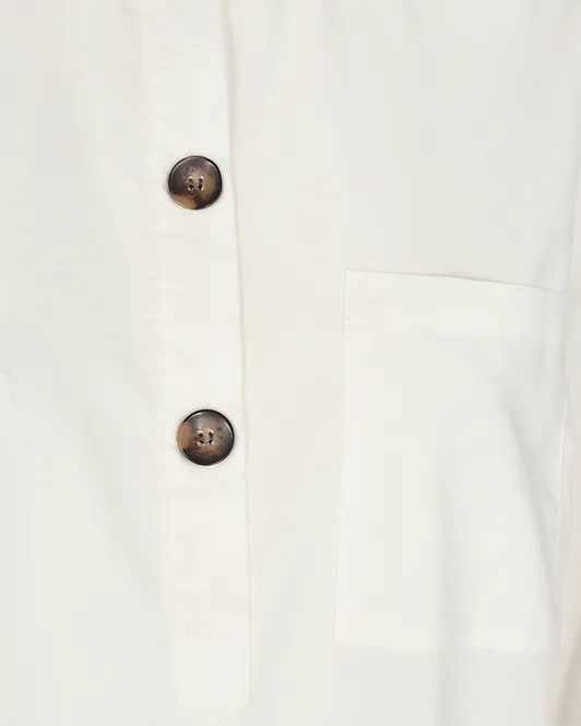 Hovedbilde FLYNN SKJORTE M/KNAPPER - OFFWHITE