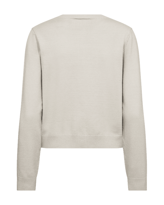 TESSA CARDIGAN M/BOW - MOONBEAM